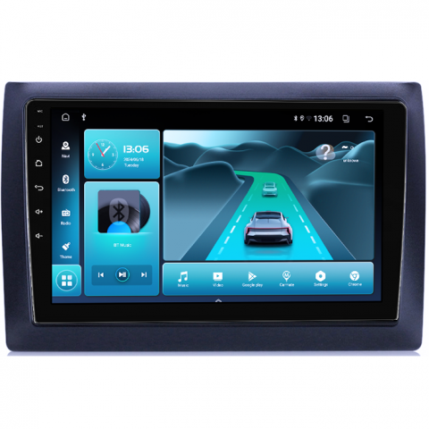 Navigatie dedicata Fiat Stilo 2010, 8GB RAM 128GB ROM, Octacore, Platforma TS18, Android 13, Display QLED 9”, Suporta camera 360º, DSP, Carplay&Android Auto, SIM 4G, Ventilator Activ [3]