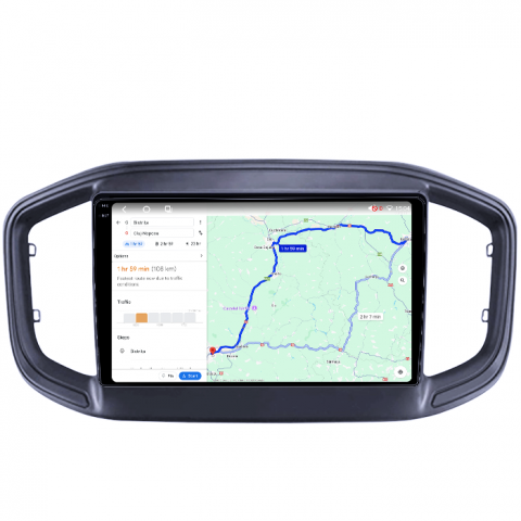 Navigatie dedicata Fiat Strada 2021, 4GB RAM 64GB ROM, Octacore, Android 14, Display QLED 1K 9", Carplay&Android Auto, SIM 4G, Ventilator Activ [3]
