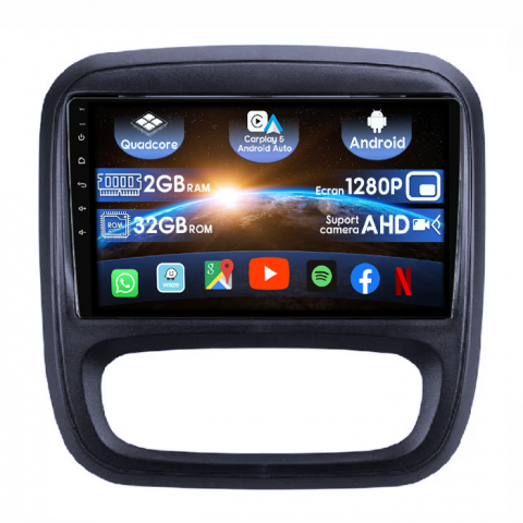 Navigatii Dedicate - (Resigilata) Navigatie dedicata Fiat Talento 2016+, 2GB RAM 32GB ROM, Quad Core, Display 9" IPS Full HD, Carplay&Android Auto, Android 14, Suport camere AHD
