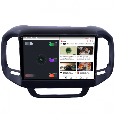 Navigatie dedicata Fiat Toro 2016-2019, 4GB RAM 64GB ROM, Octacore, Android 14, Display QLED 1K 9", Carplay&Android Auto, SIM 4G, Ventilator Activ [2]