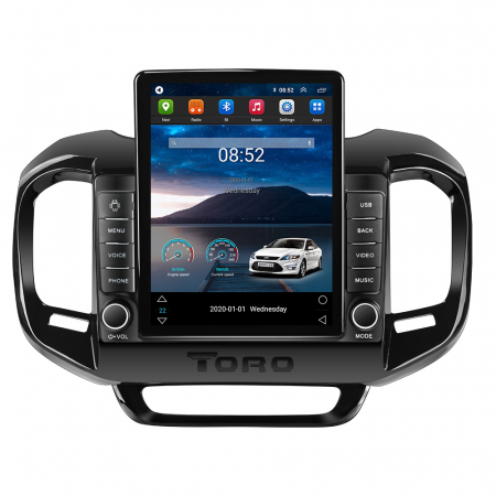 Fiat Toro - Navigatie dedicata Fiat Toro 2017-2020 ,Tesla Style, ANDROID 13,Carplay&Android Auto, 10 inch , 8+128GB, Internet, Aplicatii, Waze, Gps