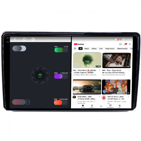 Navigatie dedicata Fiat Viaggio/Ottimo, 4GB RAM 64GB ROM, Octacore, Android 14, Display QLED 1K 9", Carplay&Android Auto, SIM 4G, Ventilator Activ [2]