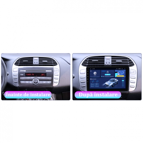 Navigatie dedicata Fiat Viaggio/Ottimo, 4GB RAM 64GB ROM, Quadcore, Android 14, Display QLED 1K 9", DSP, Carplay&Android Auto, Suport camere AHD [4]