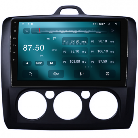 (Resigilata) Navigatie dedicata Focus 2004-2011 Clima Manuala, Neagra, 2GB RAM 32GB ROM, Quad Core, Display 9" IPS Full HD, Carplay&Android Auto, Android 14, , Suport camere AHD [2]