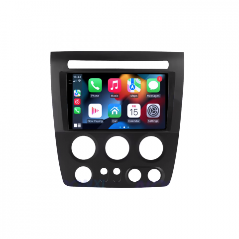 Hummer - Navigatie dedicata Hummer H3 2005-2010, 8GB RAM 128GB ROM, Octacore, Platforma TS18, Android 14, Display QLED 9", Suporta camera 360", DSP, Carplay&Android Auto, SIM