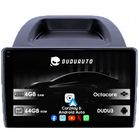 Ecosport - Navigatie dedicata Ford Ecosport 2018-2023 DUDU3, 4GB RAM 64GB ROM, Octacore, Platforma 8581, Android, Display QLED 9", DSP, Carplay&AndroidAuto