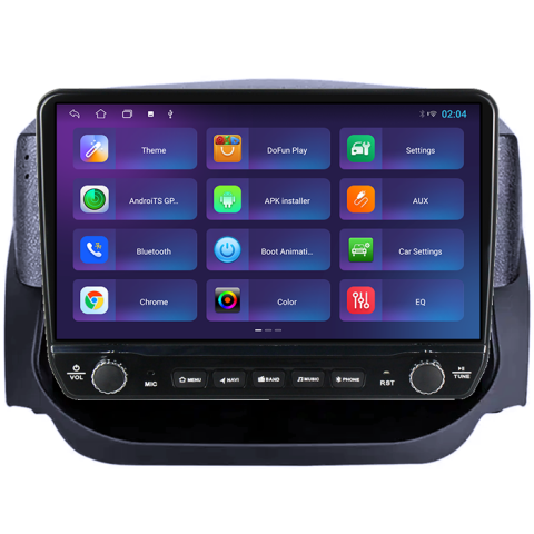 Navigatie dedicata Ford Ecosport 2014-2018 Tesla cu butoane rotative model 2024, 4GB RAM 64GB ROM, Procesor Quadcore, Android 14, Display QLED 10", DSP, Carplay&Android Auto [4]