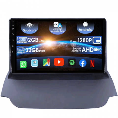 Ford - (Resigilata) Navigatie dedicata Ford Ecosport 2013-2017, 2GB RAM 32GB ROM, Quad Core, 9" IPS Full HD, Carplay, Android 13, Bluetooth, Magazin Play, camere AHD