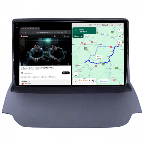 Navigatie dedicata Ford Ecosport 2013-2017, 4GB RAM 64GB ROM, Quadcore, Android 14, Display QLED 1K 9", DSP, Carplay&Android Auto, Suport camere AHD [3]