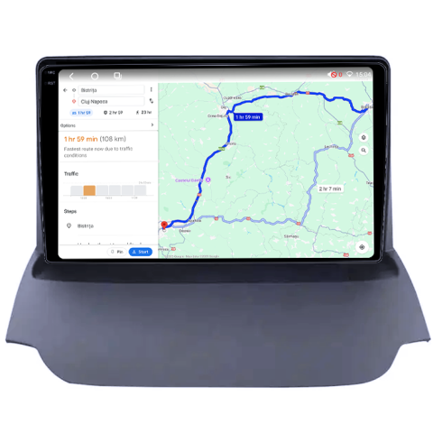 Navigatie dedicata Ford Ecosport 2013-2017, 4GB RAM 64GB ROM, Procesor Qualcomm Octacore, Android 14, Rezolutie 2K, Display QLED 9", DSP, Carplay&Android Auto, SIM 4G [5]
