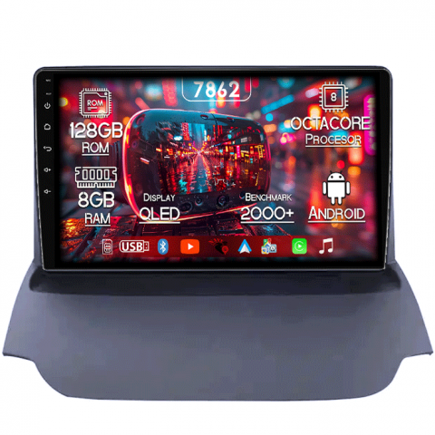 Ford - Navigatie dedicata Ford Ecosport 2013-2017, 8GB RAM 128GB ROM, Octacore, Platforma 7862,Android 13, Display QLED 9”, Suporta camera 360º, DSP, Carplay&Android Auto, SIM 4G, Ventilator Activ