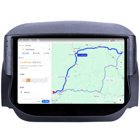 Navigatie dedicata Ford EcoSport 2014-2018, 4GB RAM 64GB ROM, Procesor Qualcomm Octacore, Android 14, Rezolutie 2K, Display QLED 9", DSP, Carplay&Android Auto, SIM 4G [5]