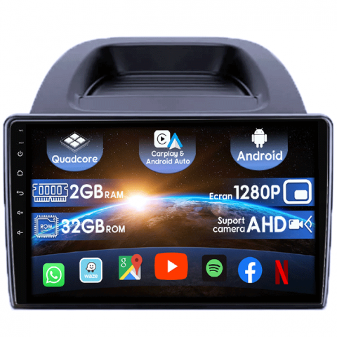 Ecosport - (Resigilata) Navigatie dedicata Ford Ecosport ( 2018 - 2023 ), 2GB RAM 32GB ROM, Quad Core, Display 9" IPS Full HD, Carplay, Android 13, Bluetooth, Magazin Play, Suport camere AHD