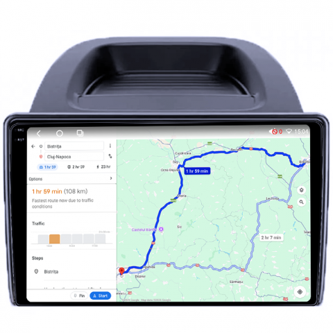 Navigatie dedicata Ford Ecosport 2018-2023, 4GB RAM 64GB ROM, Octacore, Android 14, Display QLED 1K 9", Carplay&Android Auto, SIM 4G, Ventilator Activ [3]