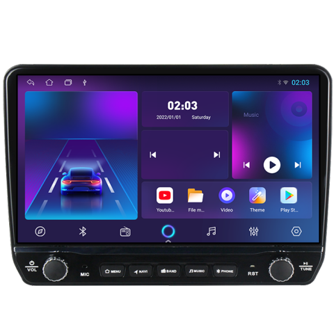 Navigatie dedicata Ford Escape 2000-2007 Tesla cu butoane rotative model 2024, 4GB RAM 64GB ROM, Procesor Quadcore, Android 14, Display QLED 10", DSP, Carplay&Android Auto [5]