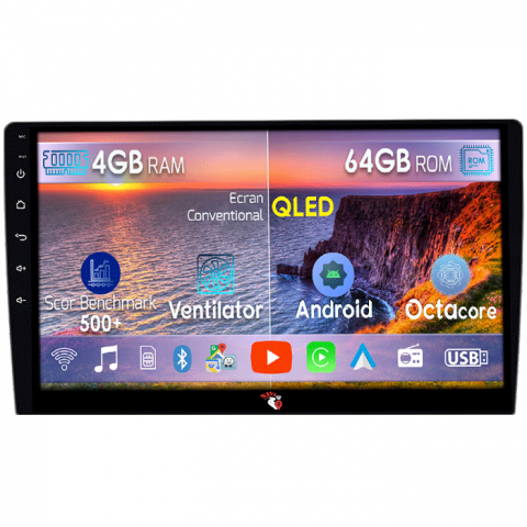 Escape 2000-2007 - Navigatie dedicata Ford Escape 2000-2007, 4GB RAM 64GB ROM, Octacore, Android 13, Display QLED 9", DSP, Carplay, Android Auto, Internet, Youtube, Waze, WIFI, Bluetooth