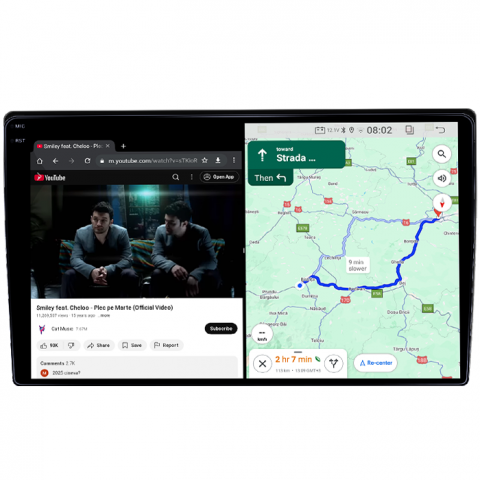 Navigatie dedicata Ford Escape 2000-2007, 4GB RAM 64GB ROM, Quadcore, Android 14, Display QLED 1K 9", DSP, Carplay&Android Auto, Suport camere AHD [3]