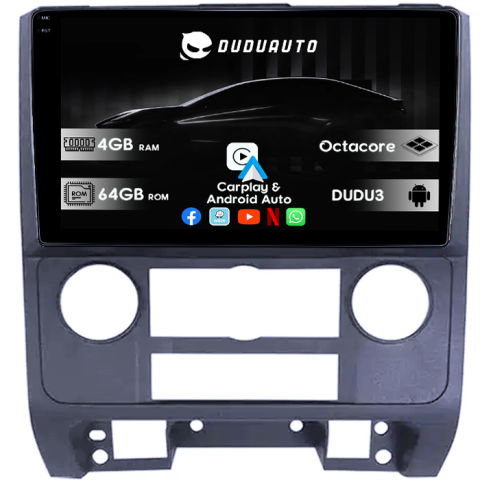 Escape 2007-2012 - Navigatie dedicata Ford Escape 2007-2012 DUDU3, 4GB RAM 64GB ROM, Octacore, Platforma 8581, Android, Display QLED 9", DSP, Carplay&AndroidAuto