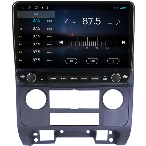 Navigatie dedicata Ford Escape 2007-2012 Tesla cu butoane rotative model 2024, 4GB RAM 64GB ROM, Procesor Quadcore, Android 14, Display QLED 10", DSP, Carplay&Android Auto [2]