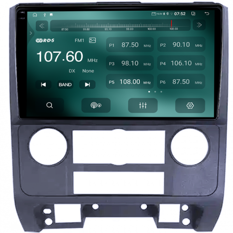 Navigatie dedicata Ford Escape 2007-2012, 4GB RAM 64GB ROM, Quadcore, Android 14, Display QLED 1K 9", DSP, Carplay&Android Auto, Suport camere AHD [1]