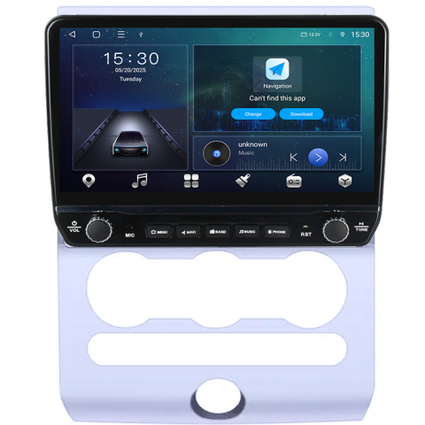 Navigatie dedicata Ford Expedition 2007-2017 Tesla cu butoane rotative model 2024, 4GB RAM 64GB ROM, Procesor Quadcore, Android 14, Display QLED 10", DSP, Carplay&Android Auto [6]