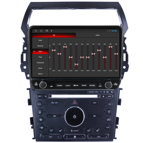 Navigatie dedicata Ford Explorer 2011-2019 Tesla cu butoane rotative model 2024, 4GB RAM 64GB ROM, Procesor Quadcore, Android 14, Display QLED 10", DSP, Carplay&Android Auto [1]