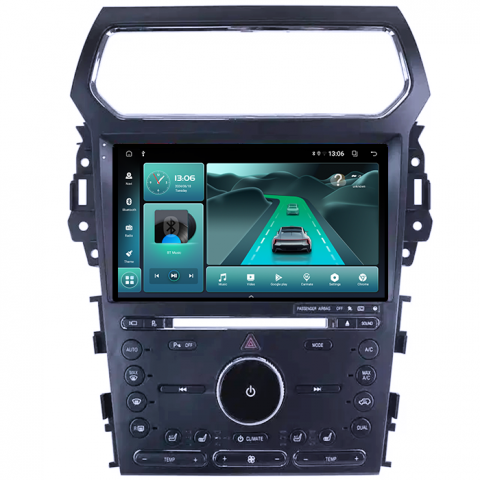 Navigatie dedicata Ford Explorer 2011-2019, 12GB RAM 256GB ROM, Android 13, Rezolutie 2K, Display QLED, 9", DSP, Carplay, Android Auto, Internet, Youtube, Waze, Wi Fi, USB [1]