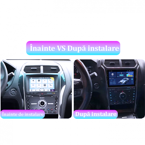 Navigatie dedicata Ford Explorer 2011-2019, 4GB RAM 32GB ROM, Octacore, Android 14, Display QLED 1K 10", DSP, Carplay&Android Auto, SIM 4G, Bluetooth, Ventilator Activ [4]