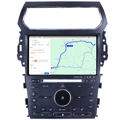 Navigatie dedicata Ford Explorer 2011-2019, 4GB RAM 64GB ROM, Octacore, Android 14, Display QLED 1K 10", Carplay&Android Auto, SIM 4G, Ventilator Activ [4]
