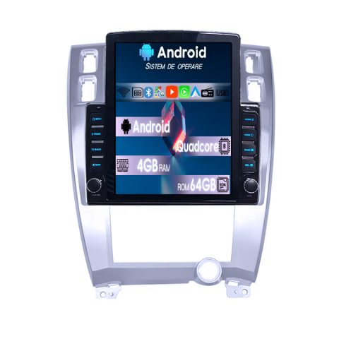 Tucson (2001-2009) - Navigatie dedicata Hyundai Tucson 1 2004-2009 Tesla Style, 4GB RAM 64GB ROM, Procesor Quadcore, Android 14, Display QLED 9.7", DSP, Carplay&Android Auto