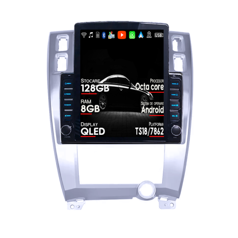 Tucson (2001-2009) - Navigatie dedicata Hyundai Tucson 1 2004-2009 Tesla Style, ANDROID 13, 9.7 inch , 8+128GB, Internet, Aplicatii, Waze, GPS