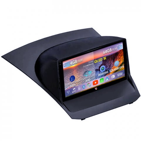 Ford Fiesta 2008-2019 - Navigatie dedicata Ford Fiesta 2008-2019, 4GB RAM 64GB ROM, Octacore, Android 14, Display QLED 1K 9", Carplay&Android Auto, SIM 4G, Ventilator Activ