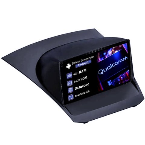Ford - Navigatie dedicata Ford Fiesta 2008-2019, 4GB RAM 64GB ROM, Procesor Qualcomm Octacore, Android 14, Rezolutie 2K, Display QLED 9", DSP, Carplay&Android Auto, SIM 4G