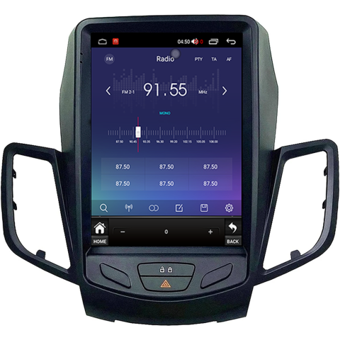 Ford - Navigatie dedicata Ford Fiesta 2012-2017, Tesla Style, 8GB RAM 128GB ROM, Octacore, Android 14, Display QLED 9.7”, Suporta camera 360º, DSP, Carplay&Android