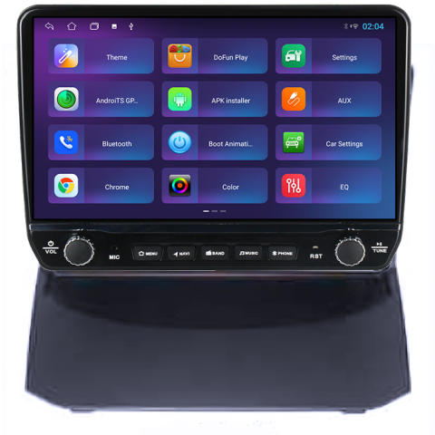 Navigatie dedicata Ford Fiesta 2004-2014 Tesla cu butoane rotative model 2024, 4GB RAM 64GB ROM, Procesor Quadcore, Android 14, Display QLED 10", DSP, Carplay&Android Auto [4]