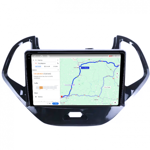 Navigatie dedicata Ford Figo 2015-2018, 4GB RAM 64GB ROM, Octacore, Android 14, Display QLED 1K 9", Carplay&Android Auto, SIM 4G, Ventilator Activ [4]