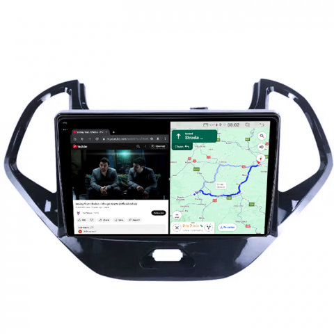 Navigatie dedicata Ford Figo 2015-2018, 4GB RAM 64GB ROM, Quadcore, Android 14, Display QLED 1K 9", DSP, Carplay&Android Auto, Suport camere AHD [4]
