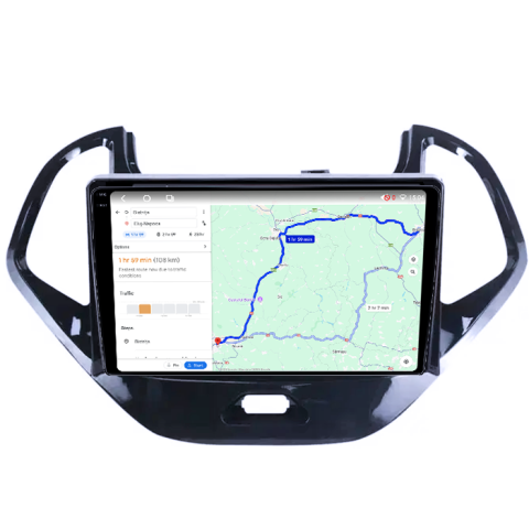 Navigatie dedicata Ford Figo 2015-2018, 4GB RAM 64GB ROM, Procesor Qualcomm Octacore, Android 14, Rezolutie 2K, Display QLED 9", DSP, Carplay&Android Auto, SIM 4G [5]