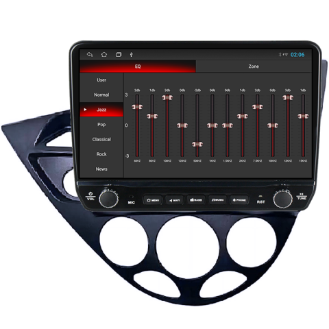 Navigatie dedicata Ford Focus 1999-2005 Tesla cu butoane rotative model 2024, 4GB RAM 64GB ROM, Procesor Quadcore, Android 14, Display QLED 10", DSP, Carplay&Android Auto [1]