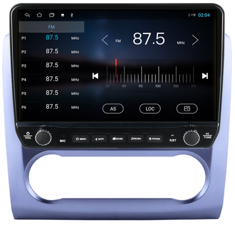 Navigatie dedicata Ford Focus 2004-2011 Tesla cu butoane rotative model 2024, 4GB RAM 64GB ROM, Procesor Quadcore, Android 14, Display QLED 10", DSP, Carplay&Android Auto [2]