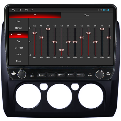Navigatie dedicata Ford Focus 2004-2011, black Tesla cu butoane rotative model 2024, 4GB RAM 64GB ROM, Procesor Quadcore, Android 14, Display QLED 10", DSP, Carplay&Android Auto [1]