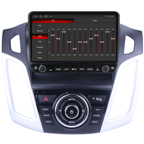 Navigatie dedicata Ford Focus 3 2011-2015 Tesla cu butoane rotative model 2024, 4GB RAM 64GB ROM, Procesor Quadcore, Android 14, Display QLED 10", DSP, Carplay&Android Auto [5]