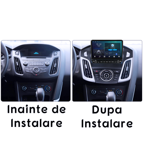 Navigatie dedicata Ford Focus 3 2011-2015 Tesla cu butoane rotative model 2024, 4GB RAM 64GB ROM, Procesor Quadcore, Android 14, Display QLED 10", DSP, Carplay&Android Auto [6]
