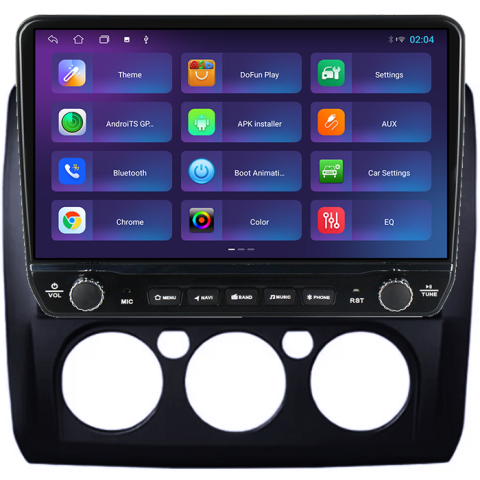 Navigatie dedicata Ford Focus 2004-2011, black Tesla cu butoane rotative model 2024, 4GB RAM 64GB ROM, Procesor Quadcore, Android 14, Display QLED 10", DSP, Carplay&Android Auto [4]