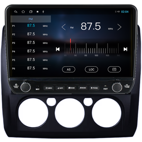 Navigatie dedicata Ford Focus 2004-2011, black Tesla cu butoane rotative model 2024, 4GB RAM 64GB ROM, Procesor Quadcore, Android 14, Display QLED 10", DSP, Carplay&Android Auto [3]