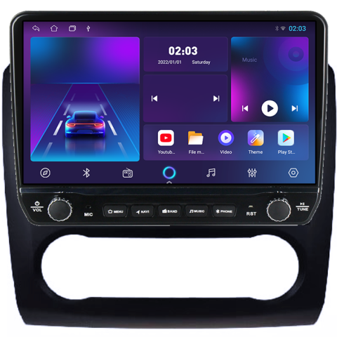 Navigatie dedicata Ford Focus 2004-2011, black Tesla cu butoane rotative model 2024, 4GB RAM 64GB ROM, Procesor Quadcore, Android 14, Display QLED 10", DSP, Carplay&Android Auto [5]