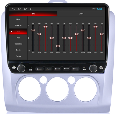Navigatie dedicata Ford Focus 2004-2011 Tesla cu butoane rotative model 2024, 4GB RAM 64GB ROM, Procesor Quadcore, Android 14, Display QLED 10", DSP, Carplay&Android Auto [1]