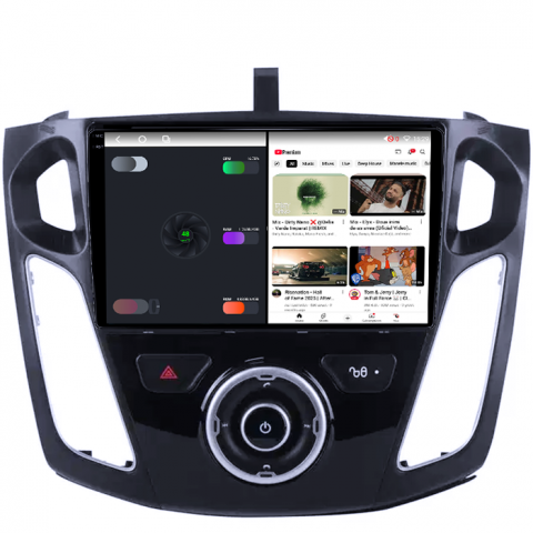 Navigatie dedicata Ford Focus 2012-2018, 4GB RAM 64GB ROM, Octacore, Android 14, Display QLED 1K 9", Carplay&Android Auto, SIM 4G, Ventilator Activ [2]