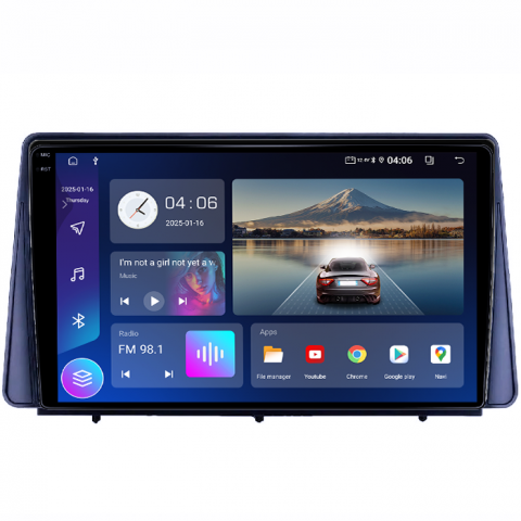 Navigatie dedicata Ford Focus 2019, 4GB RAM 64GB ROM, Quadcore, Android 14, Display QLED 1K 9", DSP, Carplay&Android Auto, Suport camere AHD [2]