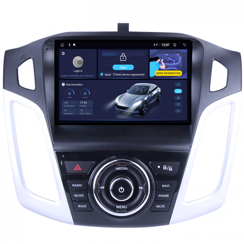 Navigatie dedicata Ford Focus 3 2011-2015, 4GB RAM 64GB ROM, Octacore, Android 13, Display QLED 9", DSP, Carplay, Android Auto, Internet, Youtube, Waze, WIFI, Bluetooth [3]